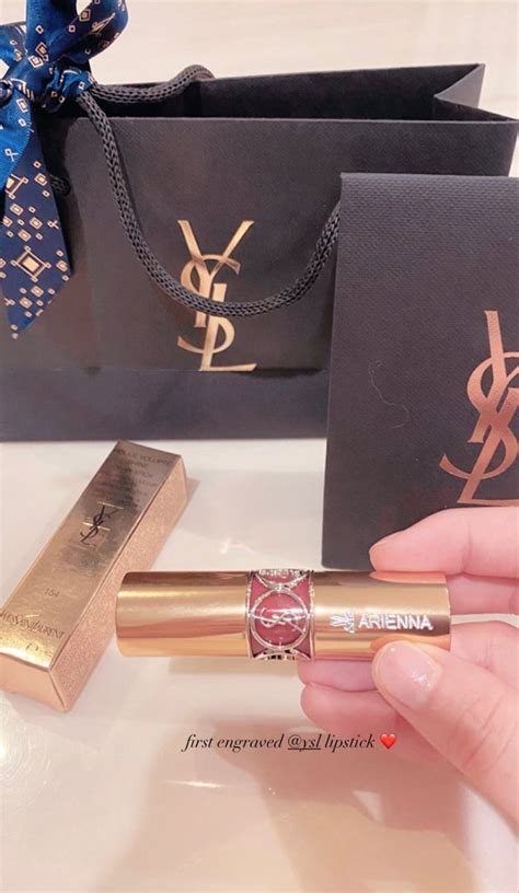 how to engrave dior lipstick|ysl engraved lipstick monogram.